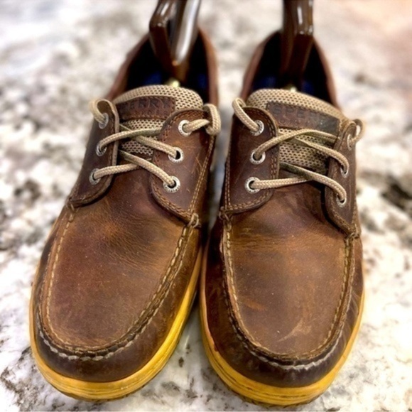 Sperry Leather Shoes men’s size 11 - Picture 1 of 12